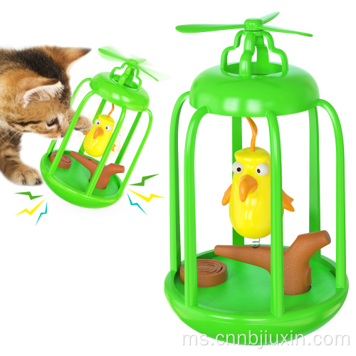 Windmill Bird Cage Tickle Sound Wheel Pets Mainan